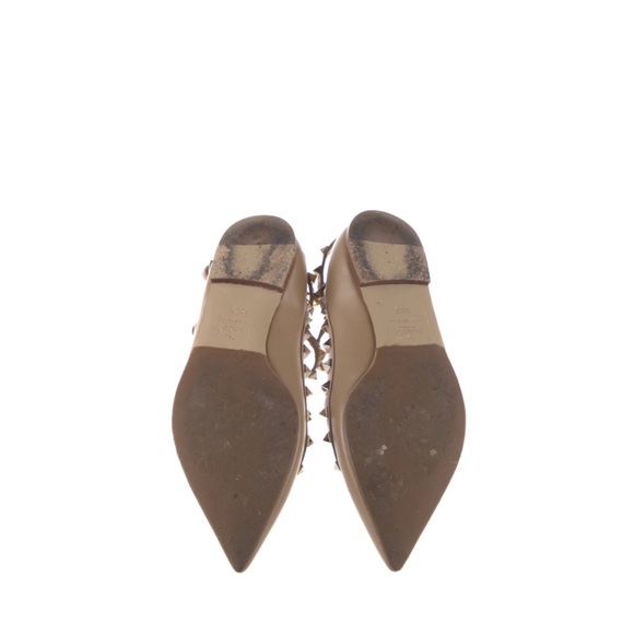 Valentino Rock stud Leather Flats - Picture 8 of 10